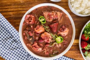 Bowl of Jamaican Stew Peas