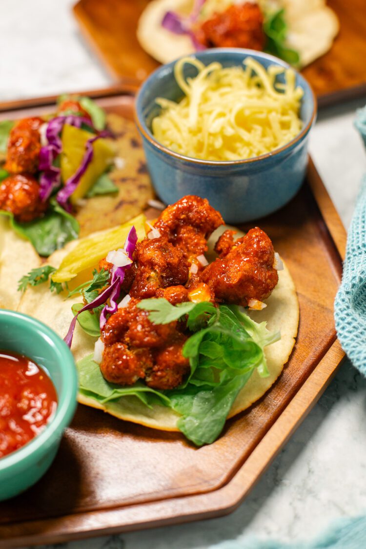 Your Exciting and New Favorite: Air Fryer Buffalo Cauliflower Tacos