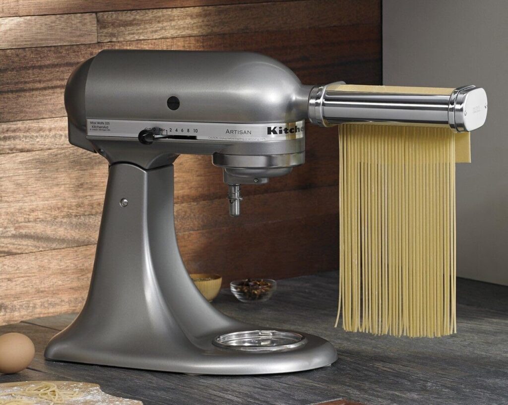 kitchenaid stand mixer with pasta attachment