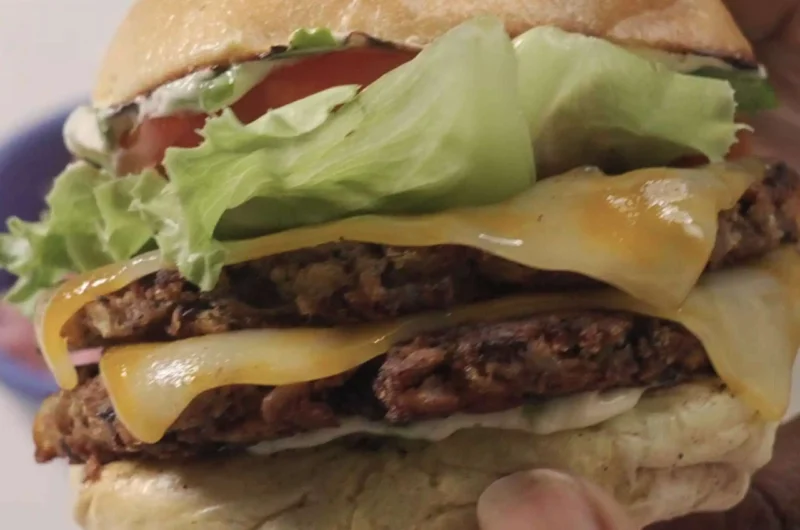 Caribbean Black Bean & Plantain Smash Burgers